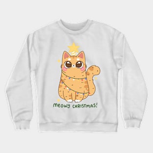 Meowy Christmas Crewneck Sweatshirt